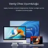 G800 Gri Kablosuz Optik Mouse, 2.4GHz, 3600 Dpı