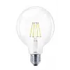 G95 Rustik LED Ampül, Şeffaf Camlı, Sarı Işık, E27 Duy