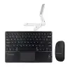 Galaxy Tab S7 Plus T970 Touchpad Bluetooth Klavye 24 cm + Bluetooth Mouse + Stand AL2766