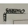 Gaming Zone Kapı Üstü Tabelası – Oyuncu Odası Dekoru