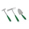 Garden Tools Çelik Bahçe Seti Çapa Tırmık Kürek, 3lü