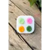 Gerbera Çiçeği Dörtlü Mum Kalıbı (Silikon)