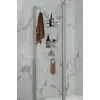 Geseus Üç Katlı Asmalı Banyo Duş Rafı Krom LM580
