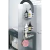 Geseus Üç Katlı Asmalı Banyo Duş Rafı Krom LM580