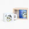 giftmoda Ahşap Kutusunda Sevimli Baykuş Kupa Bardak
