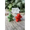 Ginger Mini ikili Mum Kalıbı (Silikon)