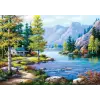Göl Kıyısında 1000 Parça Puzzle