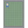 Grid Paper with a Dot in the Center: 0,7 x 0.7 inch Grid Pattern Notebook For Work; Study, Draw, Sketch, Notes, Handwriting Practice, Korean, Japanese, Chinese Character
