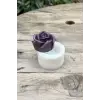 Gül 3d Tekli Mum Kalıbı (Silikon)