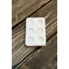 Gül Açmış Altılı Silikon Mum Kalıbı