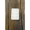 Gül Açmış Altılı Silikon Mum Kalıbı