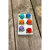 Gül Mini Altılı Silikon Mum Kalıbı