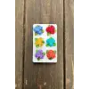 Gül Mini Altılı Silikon Mum Kalıbı