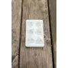 Gül Mini Altılı Silikon Mum Kalıbı