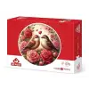 Güller ve Aşk 570 Parça Round Puzzle