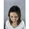 Gümüş Taşlı Bride Taç