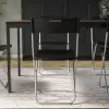 Gunde Siyah Katlanır Sandalye