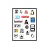 Hacker Temalı Sticker Set 18 Adet