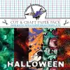 Halloween Cut & Craft Paper Pack: Grid Back With Paper Bead Template
