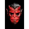 Halloween Maske Hellboy Kırmızı Boynozlu