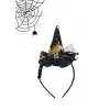 HALLOWEEN ŞAPKALI CADI TAÇ SİYAH AST6500-2