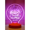 Halloween Temalı 3D LED Lambası