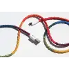 Handmade CC-003 Handmade Rainbow Micro Android Şarj ve Data Kablosu, 100 cm