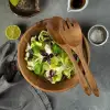 Hare 2 Parça Akasya Ahşap Salata Servis Seti