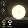 Hareket Sensörlü USB Şarjlı Lamba Led Işık Sensörlü Lamp Gece Lambası Hareket Sensör Led Sensör Lamba