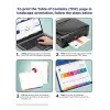 hazır Index parçalı, 8-TAB set, 3 set (İçindekiler 11071)
