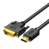 HDMI DVI 24+1 Görüntü Kablosu 1.5 Metre