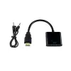 HDMI - Vga Dönüştürücü + Ses Kablosu Siyah