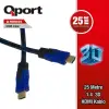 HDMI25 25 Metre Altın Uçlu HDMI Kablo