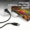 HDX7506 USB-A (E) - USB-B (E) 3mt Yazıcı Kablosu - Siyah