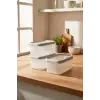 Hide Plus 3lü Beyaz Saklama Kabı (3X1000 Ml)