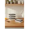 Hide Plus 4Lü Saklama Kabı Siyah (4X 0,70 Lt)