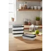Hide Plus 4Lü Saklama Kabı Siyah (4X 0,70 Lt)