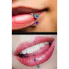 Hologram Detaylı C Piercing, 2 Adet