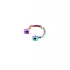 Hologram Detaylı C Piercing, 2 Adet