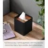 Home Mendil kutusu, tek beden, ceviz