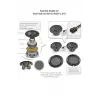 Hoparlör, HMY1 2 * 5W Speaker Çok Amaçlı Bluetooth Modüllü (5V/2A)