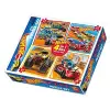Hotwheels Puzzle 4in1