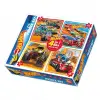 Hotwheels Puzzle 4in1