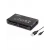 HT-09A Usb 2.0 Reader & Writer – Sd-Microsd–Cf - Duo Kart Okuyucu