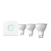 HueWCA 4.2W GU10 Renkli Spot Akıllı Ampul, 3lü Başlangıç Seti