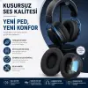 HyperX Cloud 3,2,1; Cloud Alpha, Flight, Stinger, Core Uyumlu Soğutucu Jel Kulaklık Pedi | Memory Foam, Serin Kumaş, Gürültü Yalıtımlı Yedek Kulaklık Yastığı (1 Çift)