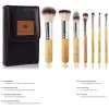 I love Bamboo - 7 parça Petite Pro Bambu fırça seti, taşıma çantalı