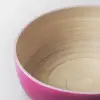 Ikea ÅKERHALLON pembe-turkuaz bambu servis kasesi