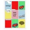 Independently published Blank Comic Book for Kids: Create Your Own Comics With This Notebook, Comic book blank, Comic book layout, Comic book gifts, Kids comic books