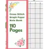Independently published Cross Stitch Graph Paper Notebook: 10 squares Per inch grid Embroidery & Needlework. Large Print Din A4: 110 pages with 10 lines per inch chart For all your patterns and des...